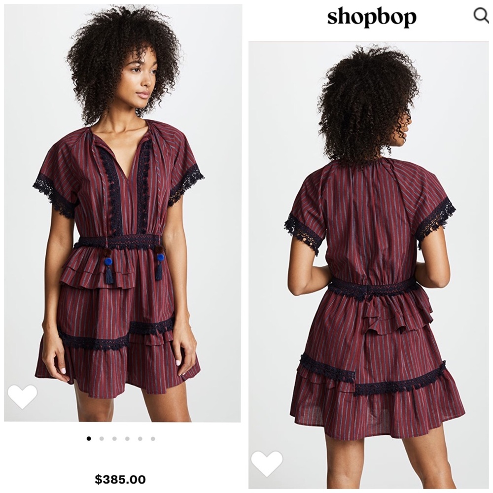 🚫SOLD🚫MSRP $385 NEW SEA NY Ines Ruffle Dress - Picture 1 of 4